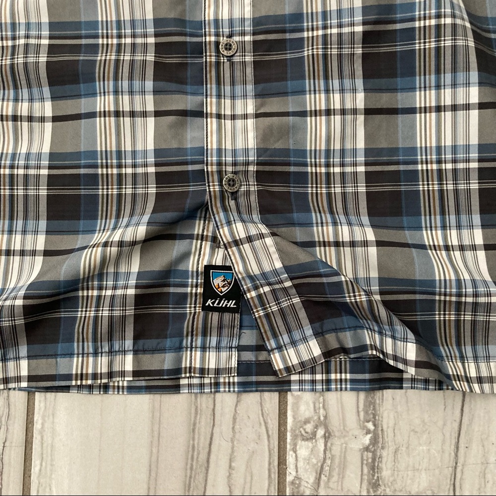 Kuhl Polyester Button Down Shirt. Euc Like New - image 3